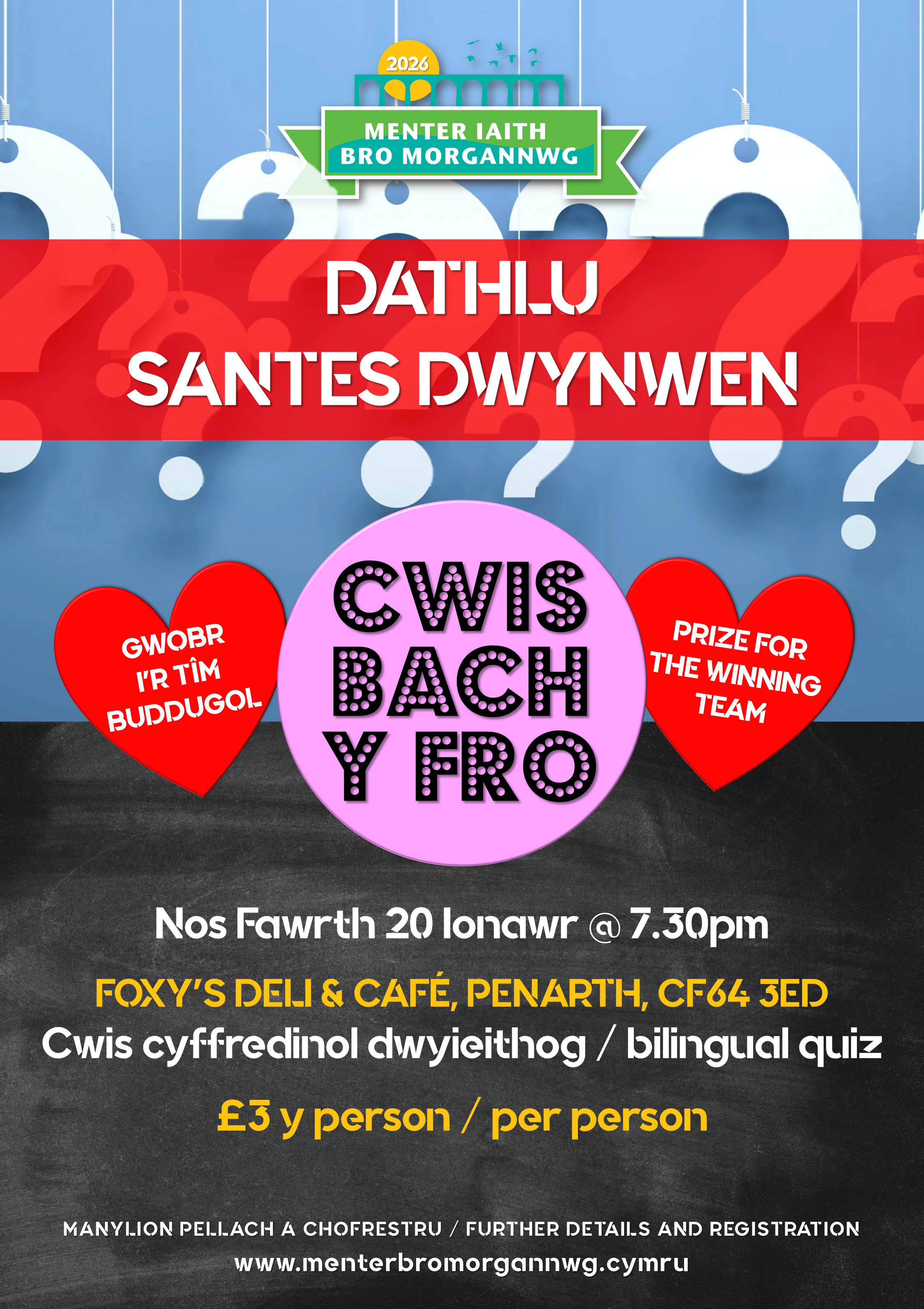 Cwis Bach y Fro: Jan 2026