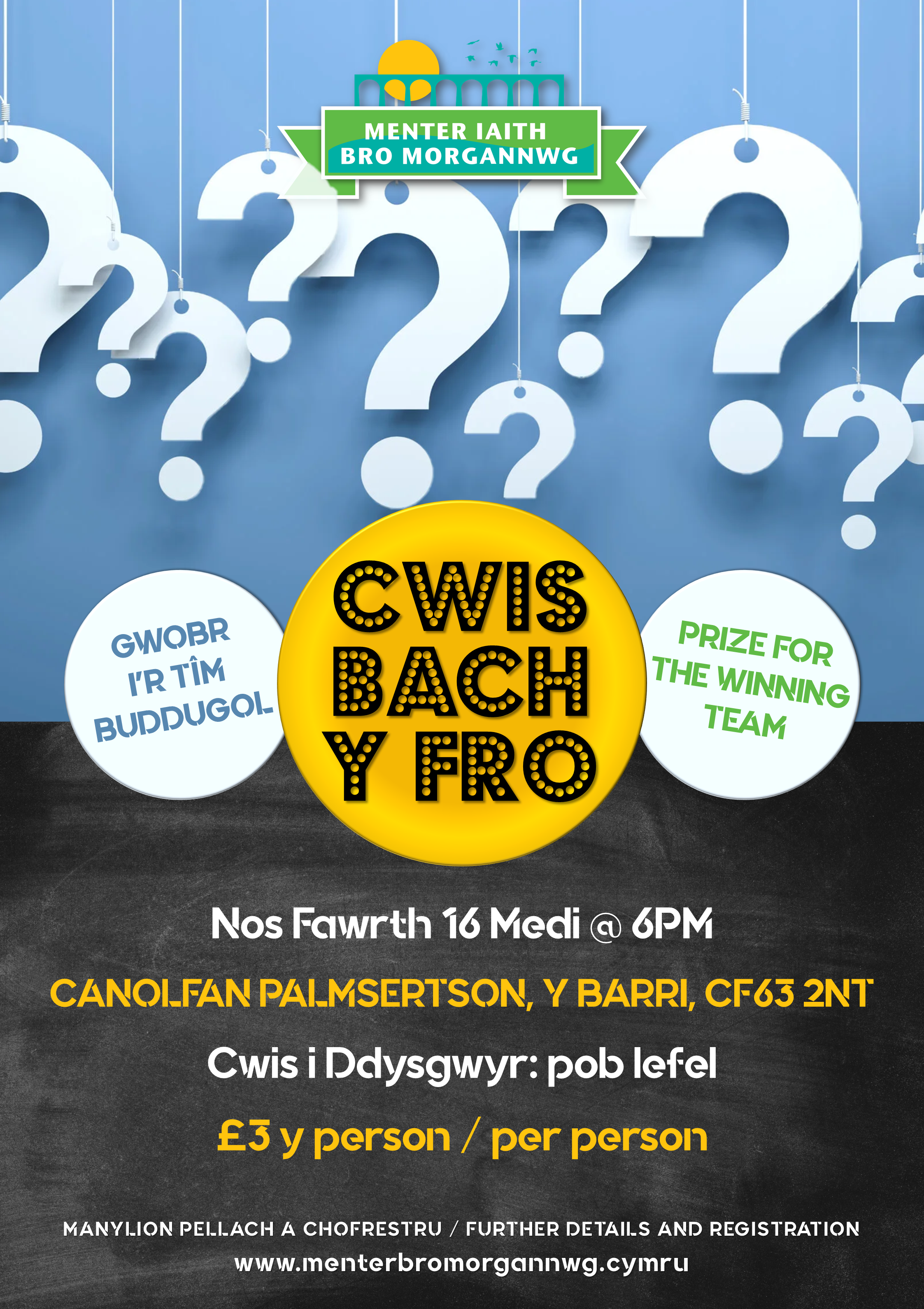 Cwis Bach y Fro Quiz: September