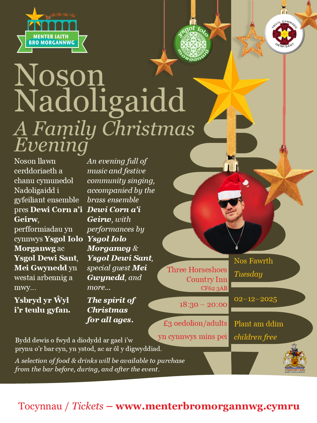 Noson Nadoligaidd i'r teulu